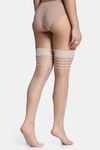 Zivame Sheer Thigh Stockings - Skin — thumbnail 4