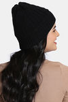 Zivame Knitted Beanie - Black — thumbnail 2