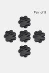 Zivame Nipple Concealer Pasties (5 Pairs)- Black — thumbnail 1