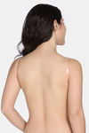 Zivame Push-Up Non Wired Low Coverage Stick-On Bra - Skin — thumbnail 3