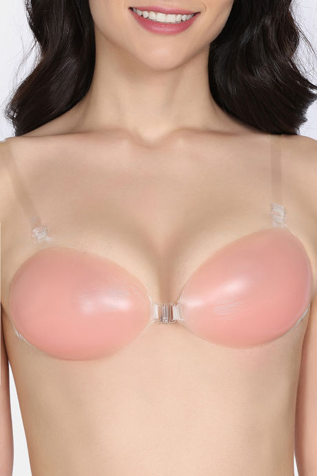 Zivame Push-Up Non Wired Low Coverage Stick-On Bra - Skin — image 6
