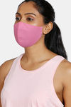 Zivame 3 Layer cotton Face Mask with Inbuilt Filter Pack of 3 - Blue Pink Skin — thumbnail 2