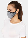 Zivame 3 Layer seamless Cloth Face Mask with Inbuilt Filter Pack of 2 - Grey — thumbnail 2