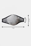 Zivame 3 Layer seamless Cloth Face Mask with Inbuilt Filter Pack of 2 - Grey — thumbnail 5