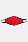 Zivame 3 Layer seamless Cloth Face Mask with Inbuilt Filter Pack of 2 - Red Black — thumbnail 6