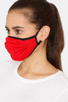 Zivame 3 Layer seamless Cloth Face Mask with Inbuilt Filter Pack of 2 - Red — thumbnail 2