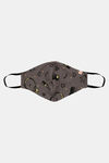 Zivame 2 Layer Printed knit cotton Face Mask with Adjustable Nose Clip Pack of 2 - Pink Chic Anthra Chic — thumbnail 7