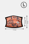 Zivame 2 Layer Printed Pleated Knit Cotton Face Mask Pack of 3 - Pink Navy Brown — thumbnail 5