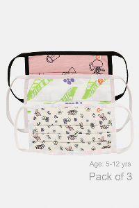 Pink Leaf Navy
