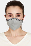 Zivame Premium Reusable Mask With 5 Replaceable Filters Insert With Earloop - Silver Grey — thumbnail 3