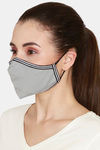 Zivame Premium Reusable Mask With 5 Replaceable Filters Insert With Earloop - Silver Grey — thumbnail 4