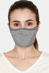 Zivame Premium Reusable Mask With 5 Replaceable Filters Insert With Earloop - Silver Grey — thumbnail 3