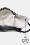 Zivame Premium Reusable Mask With 5 Replaceable Filters Insert With Earloop - Silver Grey — thumbnail 2
