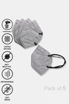 Zivame Copper Infused Nano Flim Protective Layer With Earloop N95 Mask - Pack of 5 — thumbnail 1