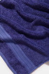 Zivame Bamboo Hand Towel - 590 GSM - Navy Peony — thumbnail 6
