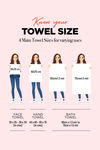 Zivame Bamboo Hand Towel - 590 GSM - Navy Peony — thumbnail 8