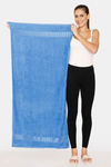 Zivame Cotton Bath Towel - 360 GSM - Nebulas Blue — thumbnail 5