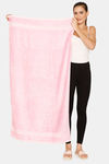 Zivame Bamboo Bath Towel -580 GSM - Candy Pink — thumbnail 5