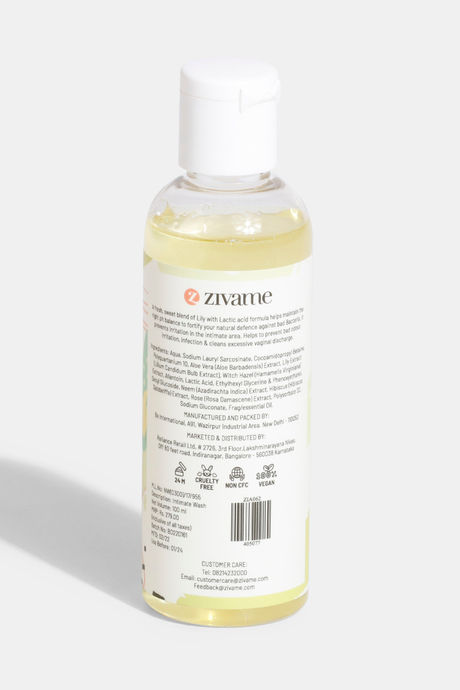 Zivame Cleansing Exotic Lilly Intimate Wash - 100 ml — image 2