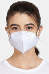 Zivame Premium N95 Anti Bacterial Face Mask With  5 Layer Filteration Pack of 5 -White — thumbnail 2