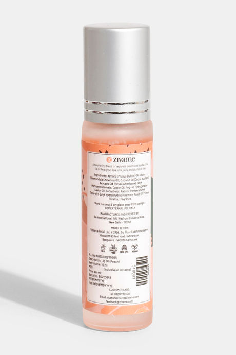 Zivame Moisturising Peach Lip Oil - 10 ml — image 2