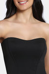 Zivame Short Slip Corset With Inbuilt Cups - Black — thumbnail 5