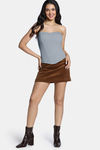 Zivame Short Slip Corset With Inbuilt Cups - Grey — thumbnail 2
