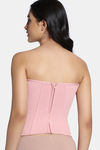 Zivame Short Slip Corset With Inbuilt Cups - Pink — thumbnail 3