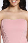 Zivame Short Slip Corset With Inbuilt Cups - Pink — thumbnail 5