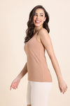 Zivame Knit Cotton Camisole - Roebuck — thumbnail 3