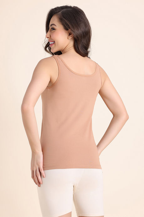 Zivame Knit Cotton Camisole - Roebuck — image 4