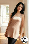 Zivame Knit Cotton Kurti Slip - Roebuck — thumbnail 1