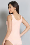Zivame Naturally Dyed Knit Cotton Camisole - Almost Mauve — thumbnail 3