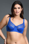 Zivame True Curv Very Lightly Padded Wired High 3/4Th Coverage Sag Lift Bra - Classic Blue — thumbnail 4