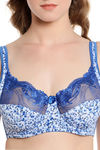 Zivame True Curv Very Lightly Padded Wired High 3/4Th Coverage Sag Lift Bra - Classic Blue — thumbnail 4