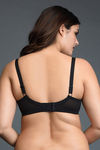 Zivame True Curv Single Layered Wired Full Coverage Sag Lift Bra - Black — thumbnail 3