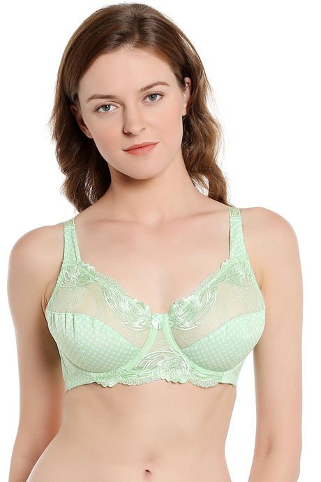 Zivame True Curv Single Layered Wired Full Coverage Sag Lift Bra - Paradise Green — image 6