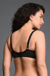 Zivame True Curv Single Layered Wired High 3/4Th Coverage Sag Lift Bra - Black — thumbnail 2