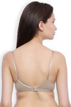 Rosaline Basics Lightly Lined Non Wired Medium Coverage T-Shirt Bra - Skin — thumbnail 3