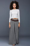 Zivame Geometric Print Palazzo Pant - Monochrome  — thumbnail 4