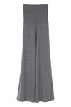 Zivame Aire Mid Waist Flared Fit Fold Over Pants-Melange — thumbnail 1