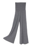 Zivame Aire Mid Waist Flared Fit Fold Over Pants-Melange — thumbnail 3