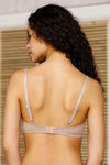 Zivame Non-Padded Wirefree Medium Coverage Bra- Skin — thumbnail 3