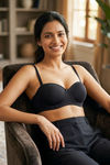 Zivame Padded Wired 3/4Th Coverage Multiway Bra - Black — thumbnail 1