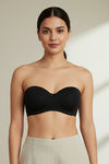 Zivame Padded Wired 3/4Th Coverage Multiway Bra - Black — thumbnail 3