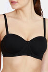 Zivame Padded Wired 3/4Th Coverage Multiway Bra - Black — thumbnail 8