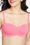 Zivame Padded Wired 3/4Th Coverage Multiway Bra - Coral — thumbnail 6
