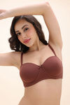 Zivame Padded Wired 3/4Th Coverage Multiway Bra - Mink — thumbnail 5