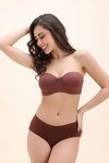 Zivame Padded Wired 3/4Th Coverage Multiway Bra - Mink — thumbnail 6