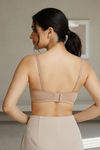 Zivame Padded Wired 3/4Th Coverage Multiway Bra - Skin — thumbnail 3